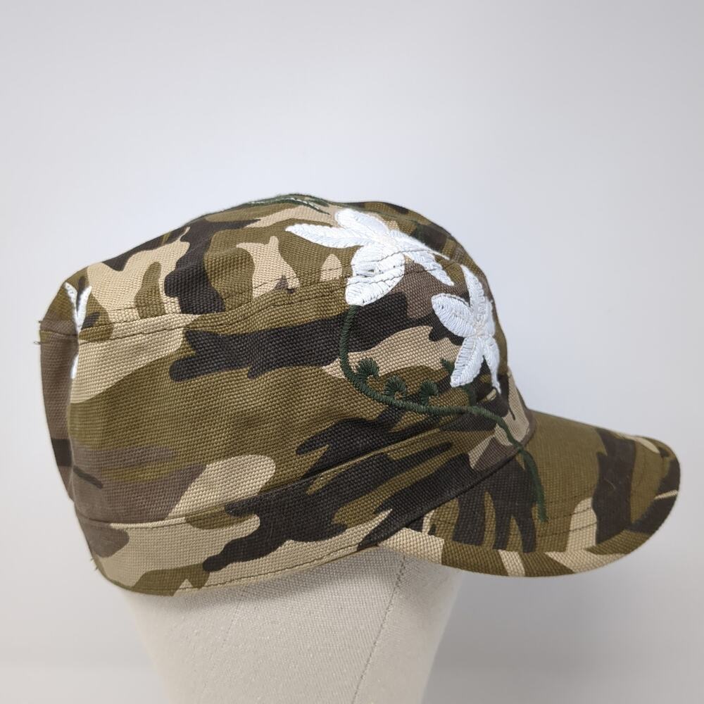 Headers Fitted Cadet Army Cap Hat Multicolor One Size Floral Camo View 4